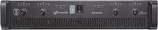 NX Audio RX4004 4-Channel Professional Power Amplifier, Class H Circuit Design for DJ, PA, Live Sound Applications, Black