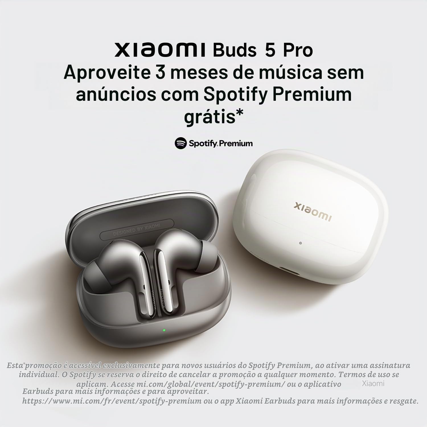 Xiaomi Buds 5 Pro Bluetooth版 Xiaomi Redmi Buds 5 Pro, fones de ouvido Bluetooth, áudio imersivo