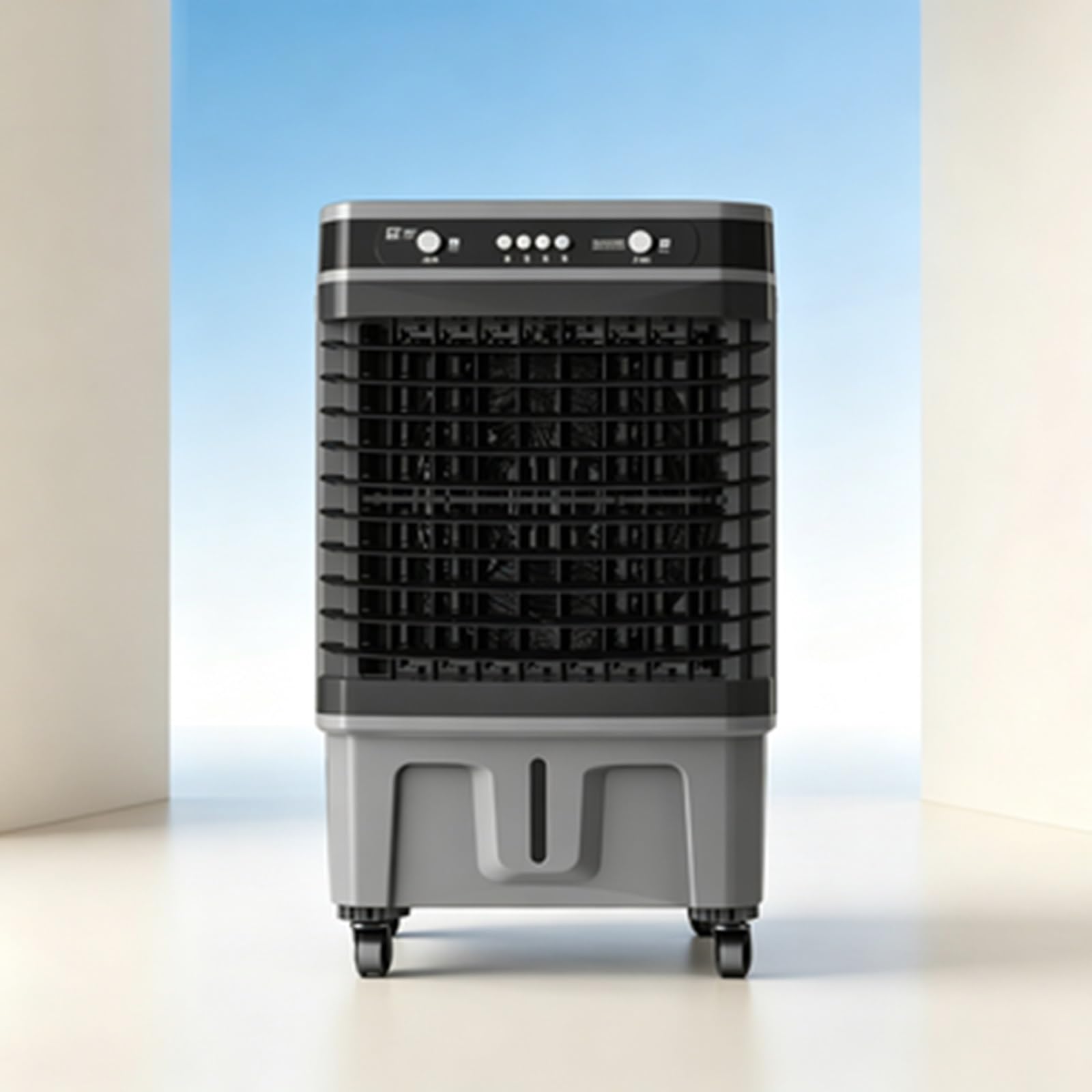 Evaporative Air Cooler, Portable Mobile Water Cooling Swamp Cooler