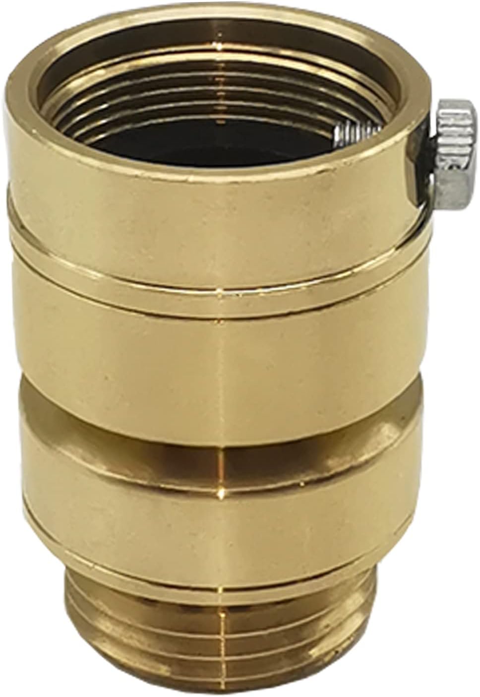 HYDRO MASTER Vacuum Breaker Valve,Hose Bib Backflow Preventer, 3/4 Inch, Brass Finish