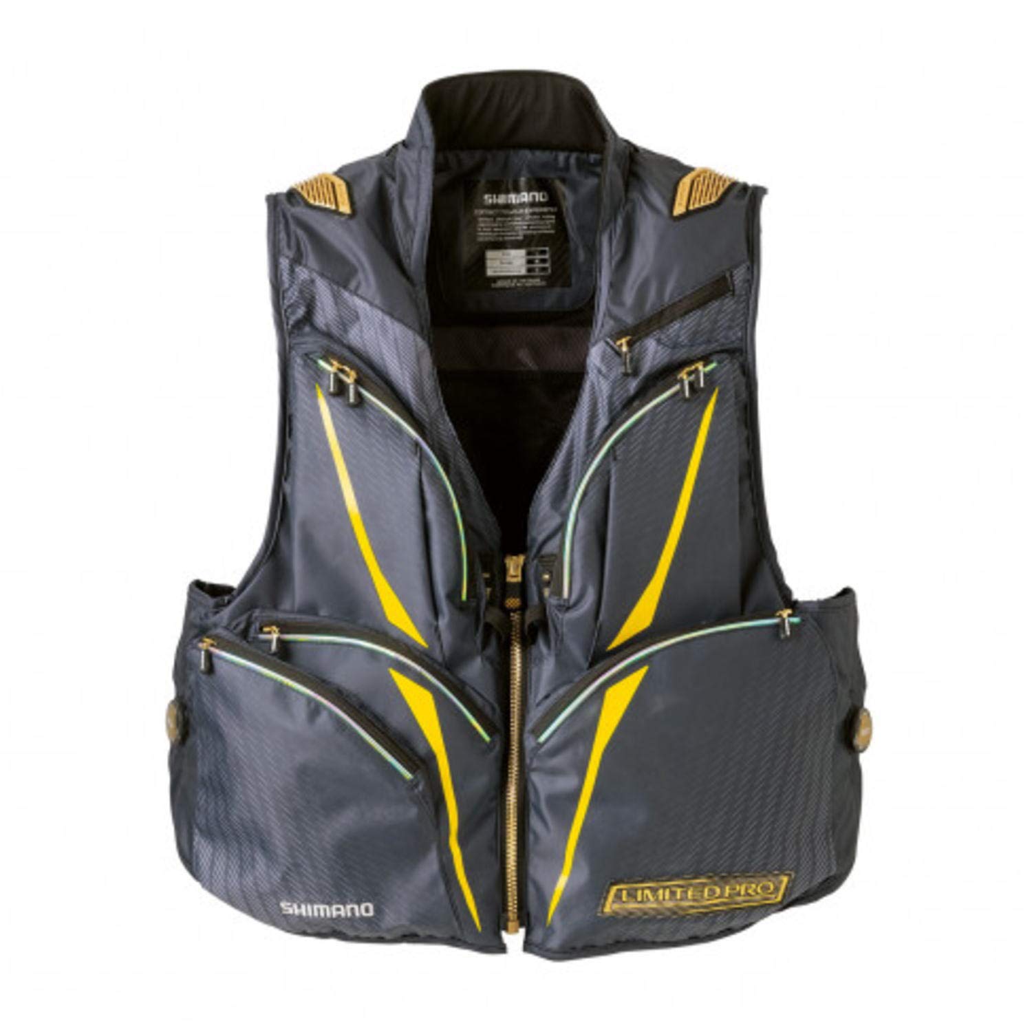 Amazon | シマノ(SHIMANO) 2WAYベスト リミテッドプロ イエロー L 