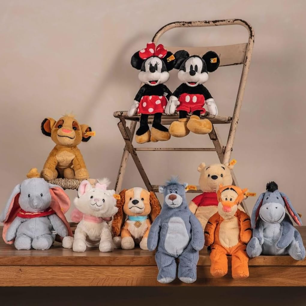 Steiff Zestaw upominkowy Kubuś Puchatek, tygrys i I-Aah, 3-częściowy, słodkie pluszaki, chłopcy, dziewczynki i niemowlęta od 0 miesięcy, Soft Cuddly Friends, pluszowe zwierzątka, wielokolorowe, 708046
