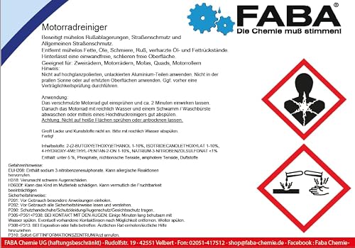 Motorradreiniger FABA Bike Cleaner für effektive Reinigung