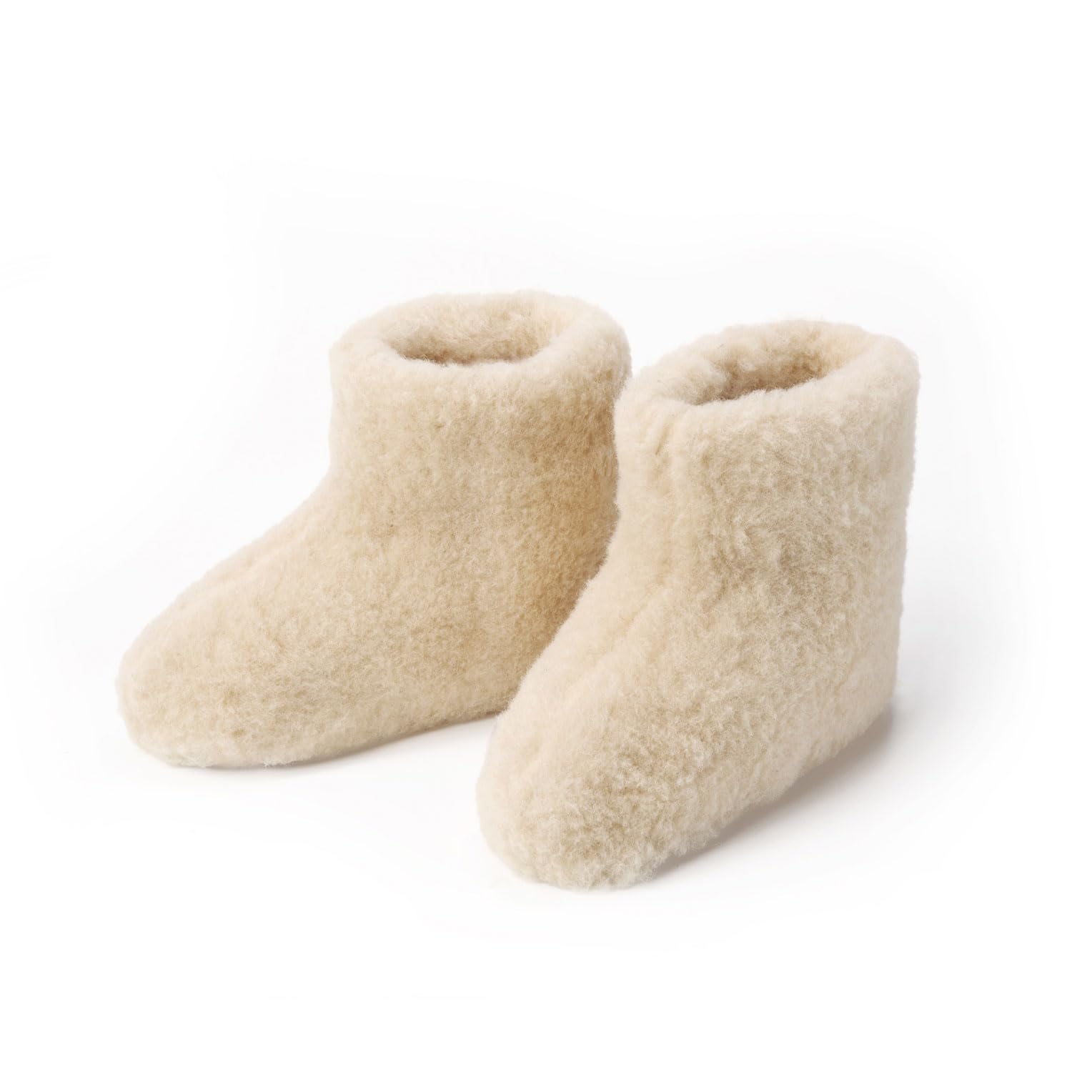 THE COZY SHEEP Hausschuhe Herren und Damen | Äußerst Bequeme & Weiche Wollhausschuhe aus 100% Merino-Wolle | Warme Hüttenschuhe Winter | Hohes Modell