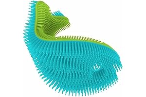 Innobaby Bathin' Smart Silicone Sensory Fish Bath Scrub: The Perfect Bath Time Fun for Kids!