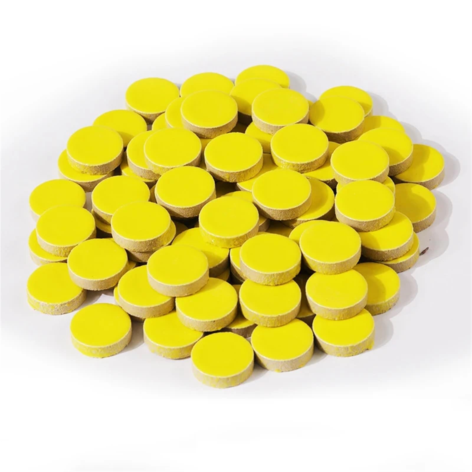 Mtadsbkfp Yellow Mixed Colour Stained Glass Mosaic Tiles, Ceramic Mosaic Tiles Diy Kit 200G Multicolor 90 Pcs(Yellow)