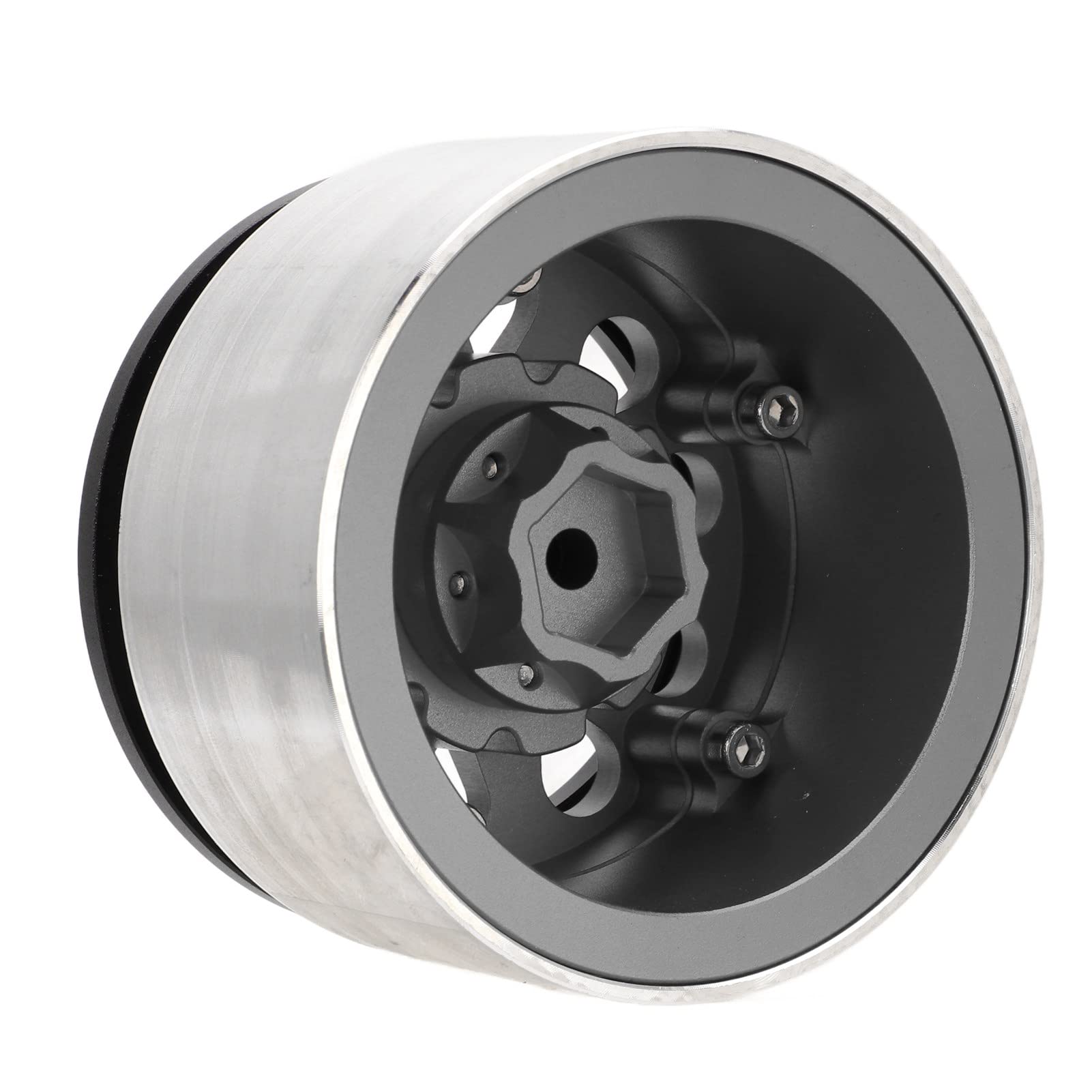 Cerchi per ruote di auto RC, 4 pezzi, cerchi di ricambio in lega di alluminio per auto RC SCX6 1/6, ruota leggera e resistente da 2,9 pollici per auto telecomandata fuoristrada con (Di Colore)