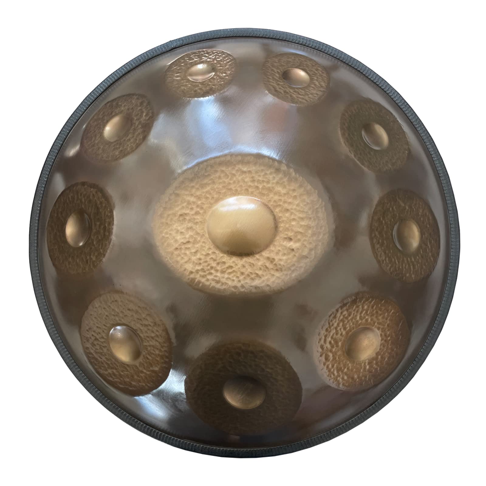 YUANZHOU Handpan Tongue Drum 22 Zoll Percussion Drum Instrument mit Tragetasche,440Hz-9Notes