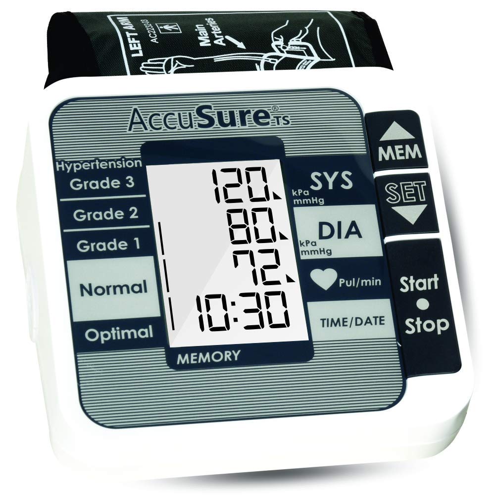 AccuSure TS Automatic Digital Blood Pressure Monitor BP Machine - Review, Price and Buying Guide