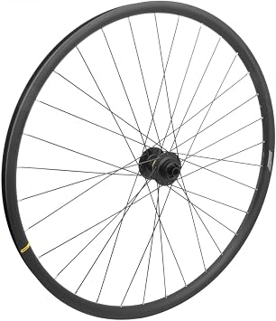Mavic E-SpeedCity 700C Tubeless-Ready Commuter Front Wheel with Recycled Aluminum Rims, Asymmetrical Profile, High-Performance Freewheel Mechanism for E-Bikes up to 120Nm Torque, Handbuilt in Europe,