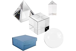 4 Pack K9 Optical Crystal Photography Prism Set