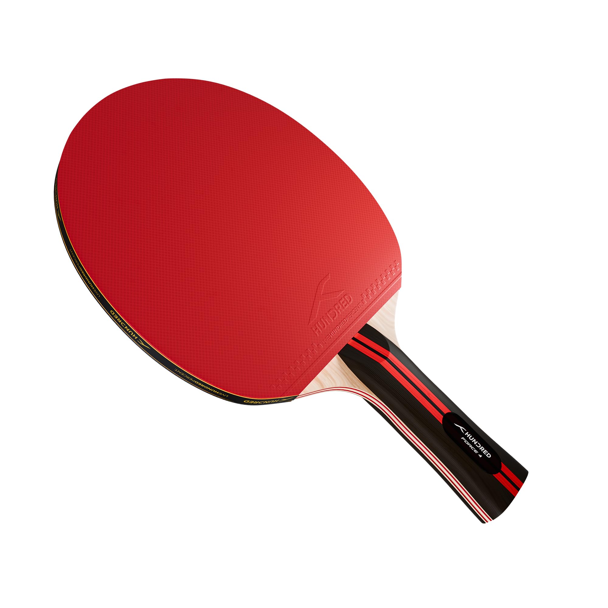 Hundred Force 4 Table Tennis Racket (Red/Black)-image-33