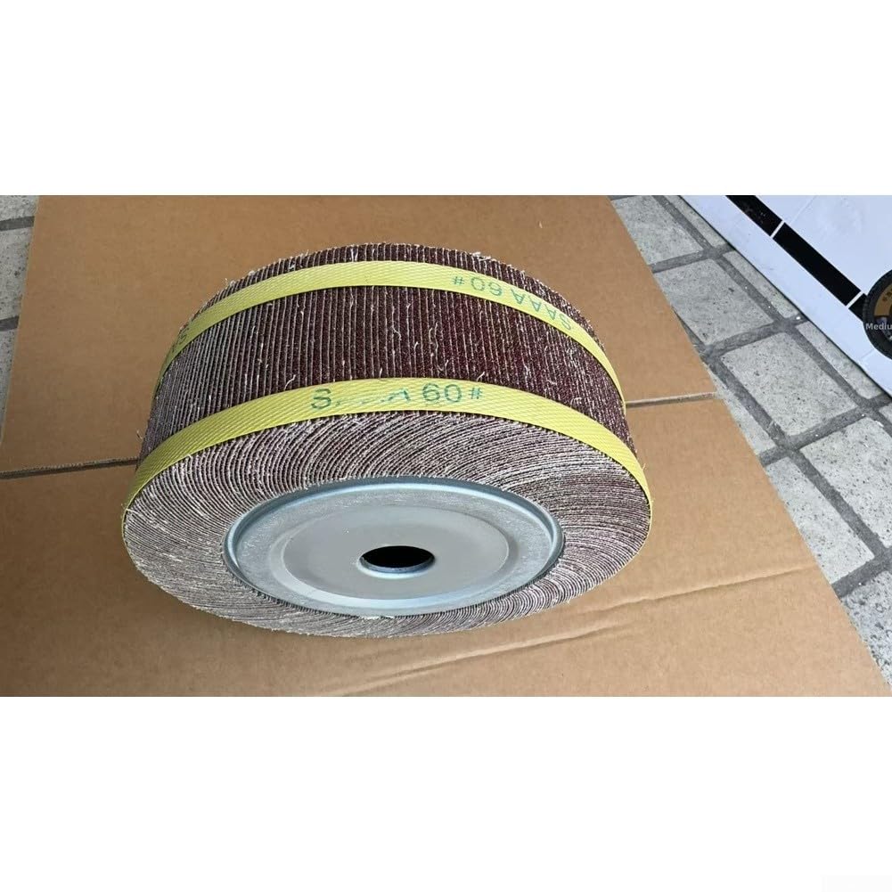 Ruota a disco lamellare di alta qualità, 250 x 80 x 32 mm, lucidatura per superfici in lega metallica, ottone, rame e acciaio (A)