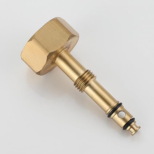 Miniatura 4 de Bropury Boquilla de manguera de conector NH3/4 pulgadas, boquilla de manguera de agua de latón para mangueras de jardín, función ajustable, se