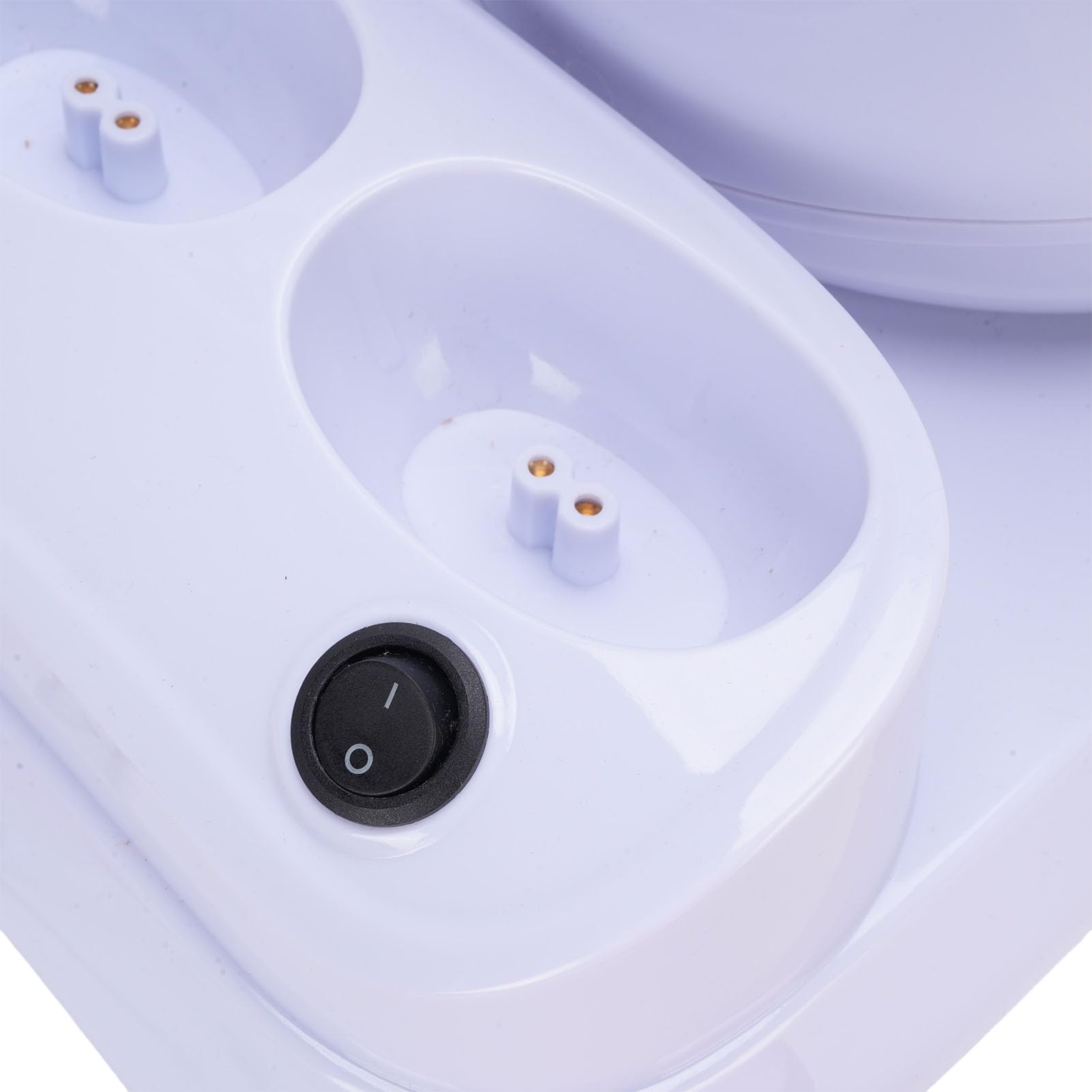Scaldacera Elettrico Roll On Antiscottatura Professionale con Doppie Cartucce 180W Ad Alta Potenza a Fusione Rapida per Uso Domestico in Salone Coperchio Plastica (Spina europea 220 V)