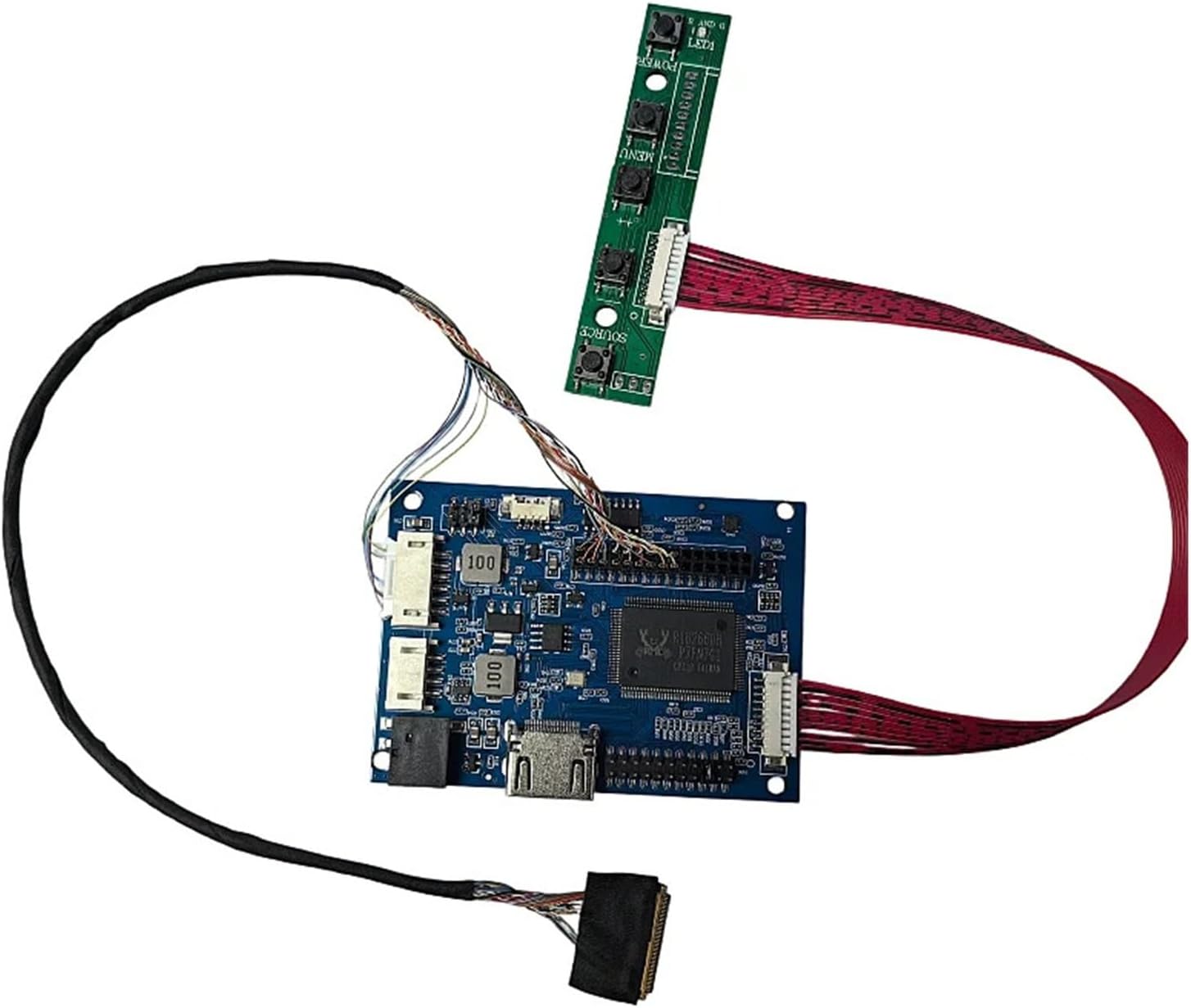 10.1 Inch LP101WH4 SLP1 Driver Board 40 Pin LCD Screen Controller HDMI-compatible, Compatible For LP101WH4 SLP1 1366x768 LCD Panel