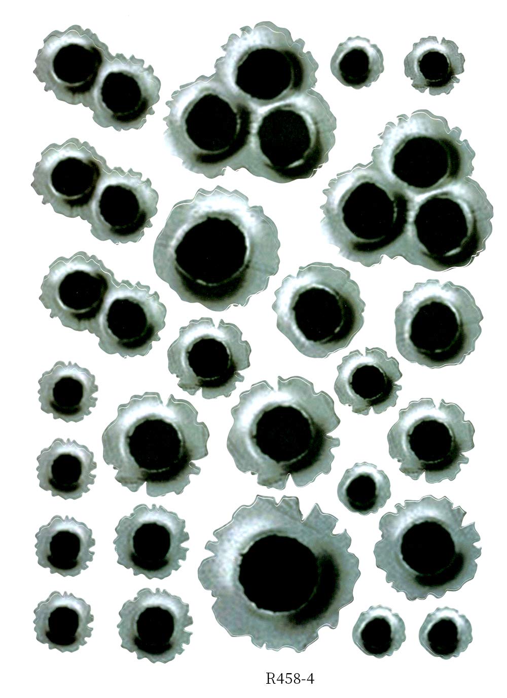 Fori Di Tiro 20 Bullet Holes Sticker Adesivo Casco Auto Bike JDM Tuning - Foto 7