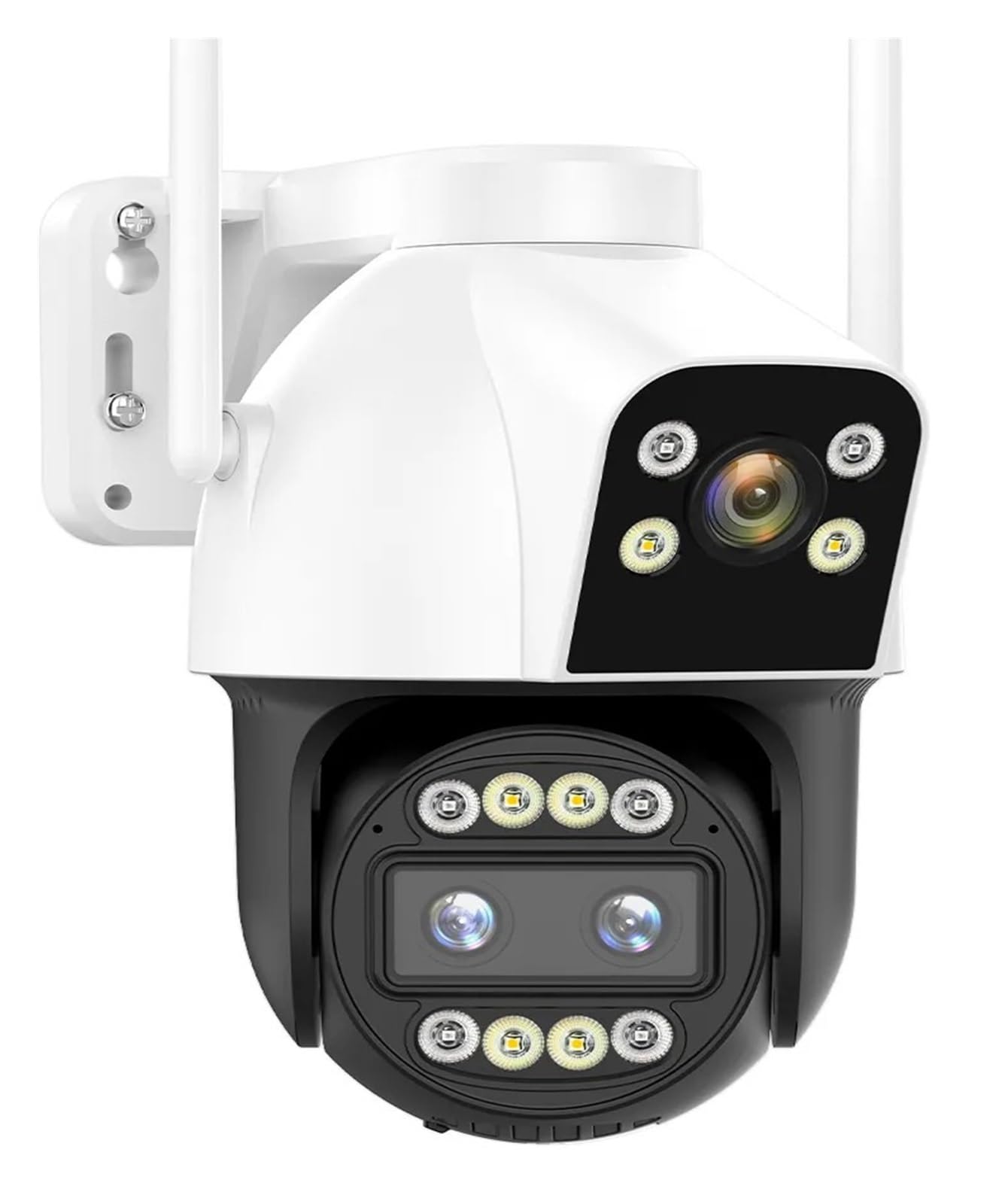 CVFRDD SIM Card 4G PTZ Dome Camera 4K 6MP HD 10X Zoom Outdoor Wireless CCTV Security Camera Two Way Audio P2P(4G Add 128G)
