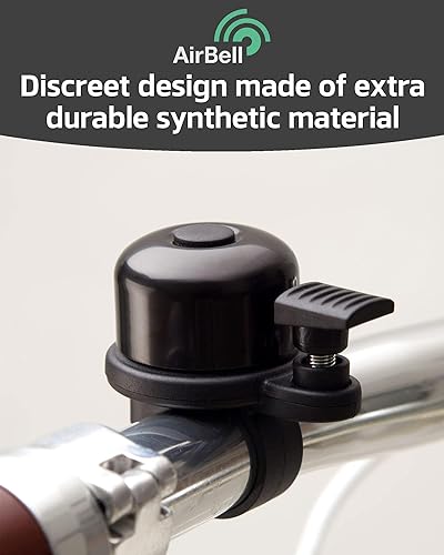 Miniatura 3 de AIRBELL Timbre de bicicleta para Apple AirTag Soporte oculto en la campana Bicicleta antirrobo Aprobado por carretera Herramienta incluida