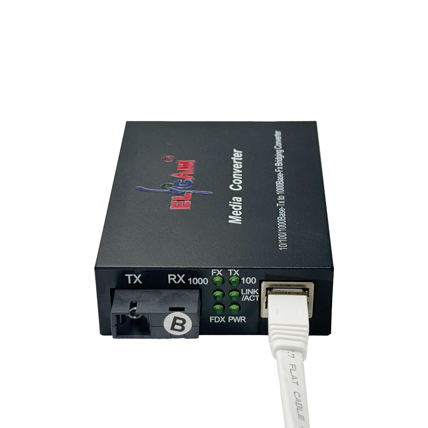 Elfcam® Kabel Ethernet Cat 7 o długości 15 metrów, płaski kabel RJ45 LAN, szybki internetowy kabel do transmisji danych, 100% miedź, STP, 32 AWG, biały