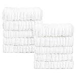 AIDEA Baby Washcloths and Burp Cloths, Absorbent Cotton Muslin Baby Towels, Large Soft Breathable Newborn Essentials for Boys and Girls, Newborn Essentials, White-10 Pack, 10x10
