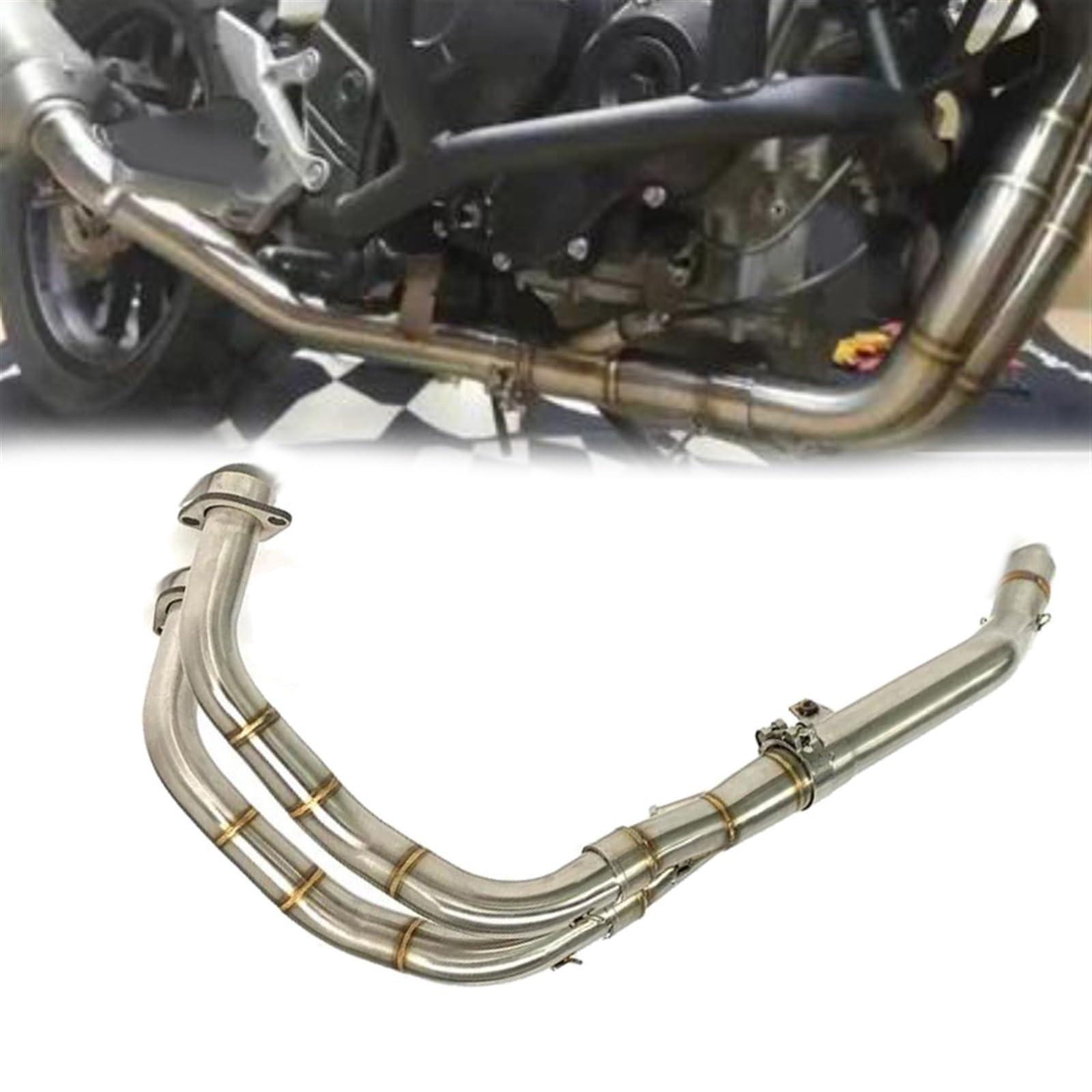 みあり様 オートバイの排気ヘッダリンクパイプフルシステム ために 🎽 CB500X