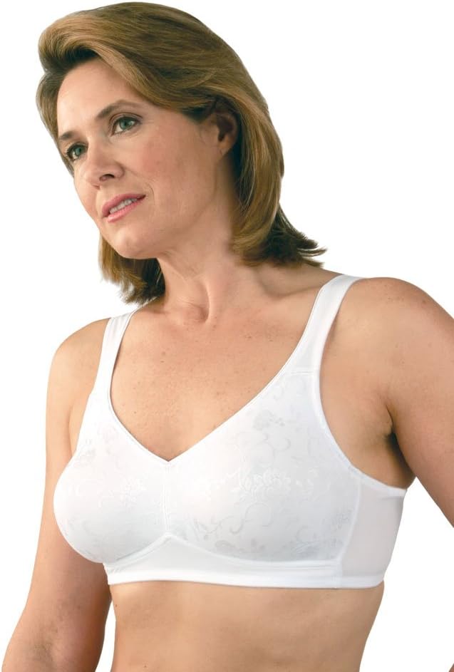 Post Mastectomy Seamless Lace Bra Black