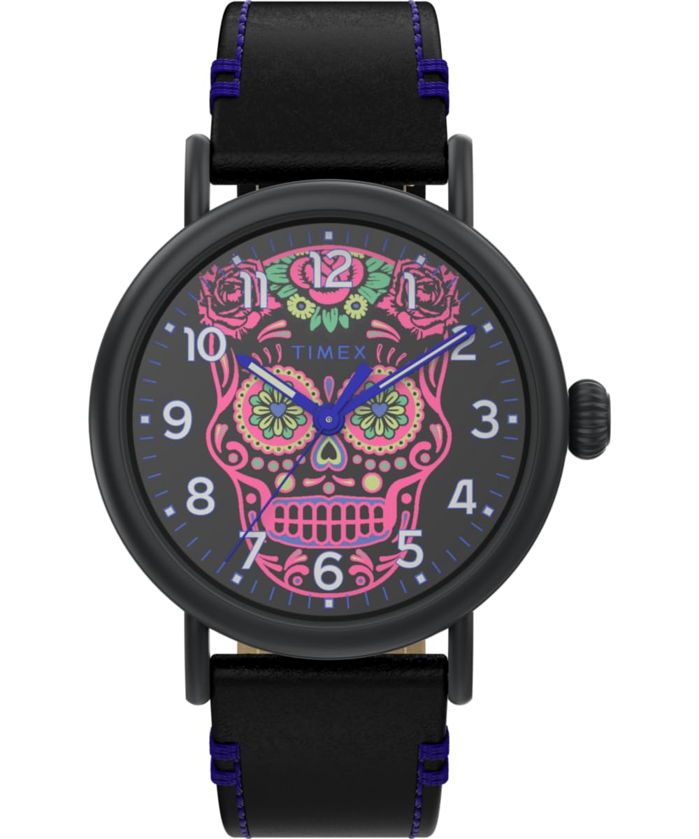 Timex Men Analogue Quartz Watch Waterbury Standard Dia de Los Muertos