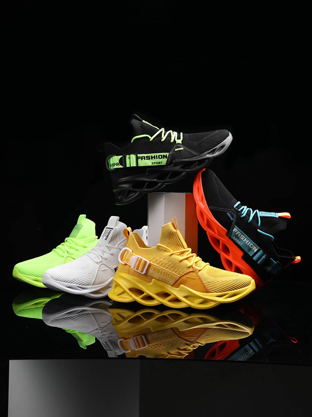 Scarpe da Corsa da Uomo, Fitness, Scarpe da Corsa, Scarpe da Ginnastica, Traspiranti, Antiscivolo, per Palestra, Fitness
