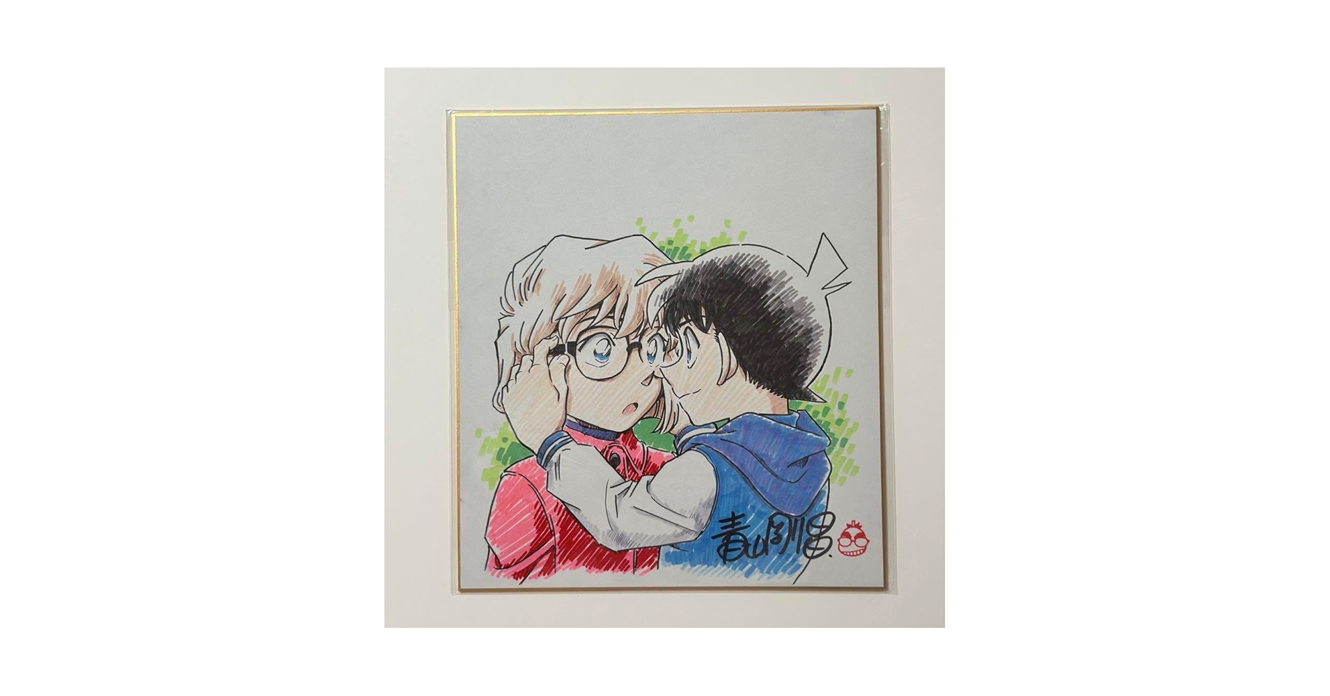 名探偵コナン 青山剛昌先生描き下ろし 複製原画色紙 100巻記念 灰原哀 71LMHzrq6eL._UF350,350_QL50_.jpg