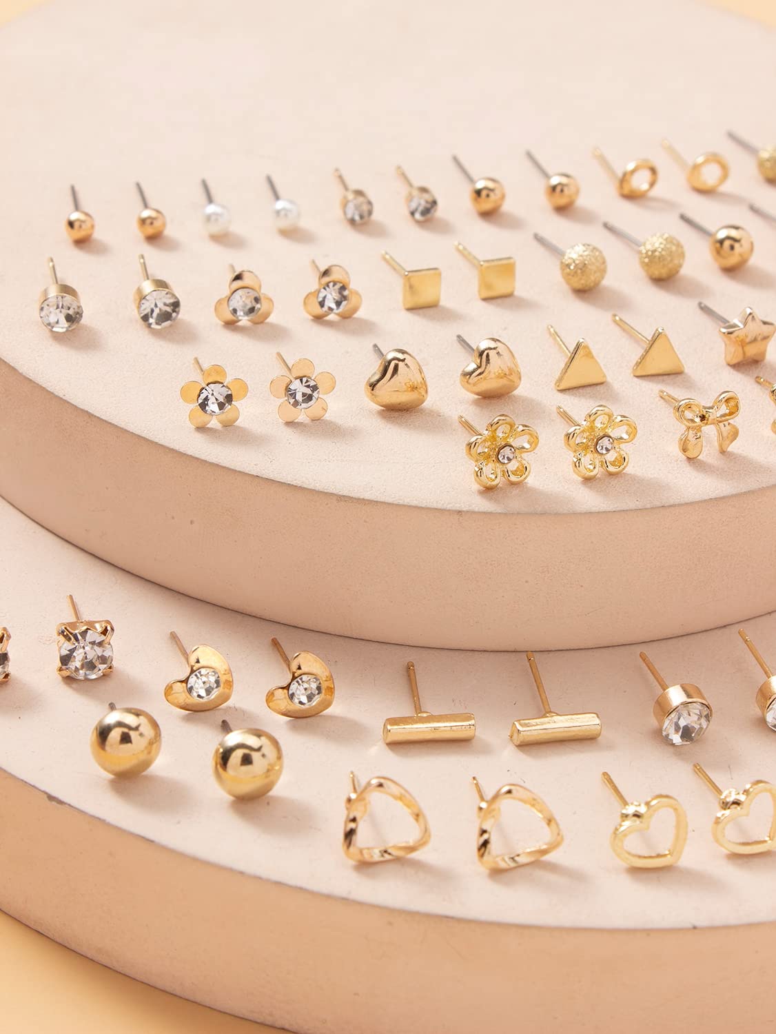 Shining Diva Fashion 30 Pairs Earrings Combo Set Latest Stylish Crystal Pearl Earrings for Women and Girls (14783er) 2