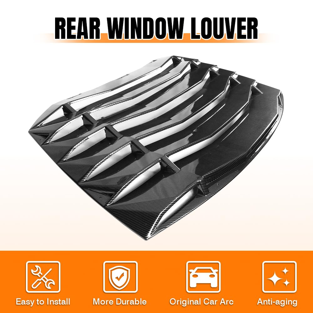 Amazon.com: MODILOVER Rear Window Louver, Compatible with 2013