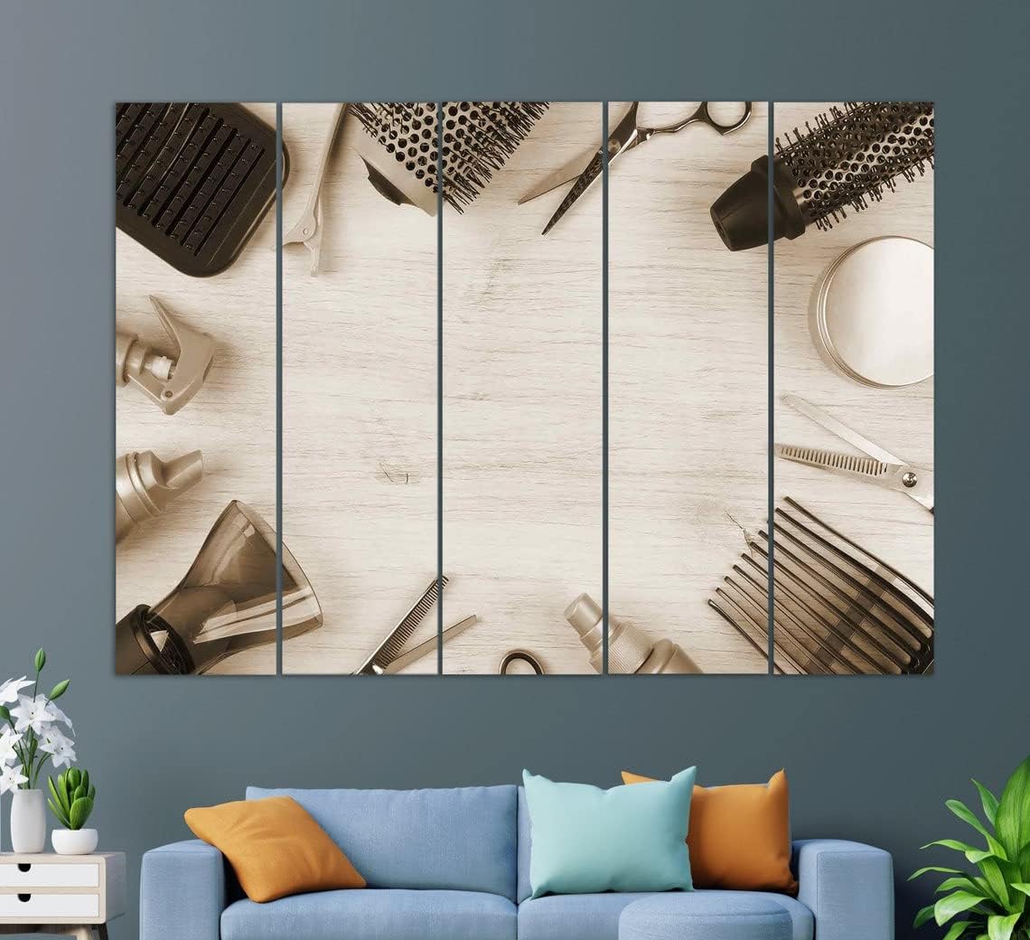 Barbershop Wall Art, Barber Gift, Barbershop Accessories, Hairdresser Gift, Barbershop Painting, Barbershop Wall Decor, Barbershop Print
