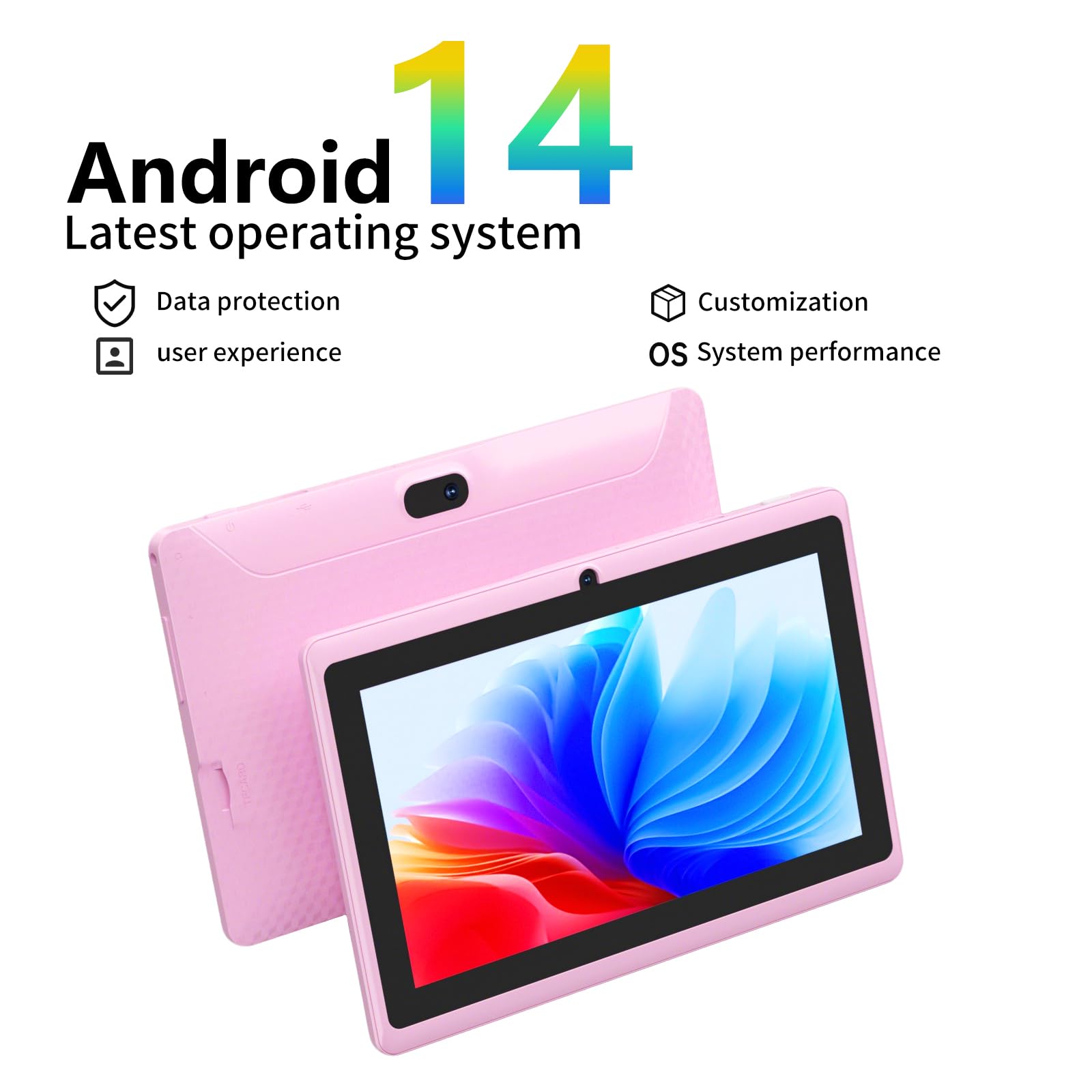 Amazon.com : 7 inch Tablet With Case Andaroid 14 Tableta 8GB RAM