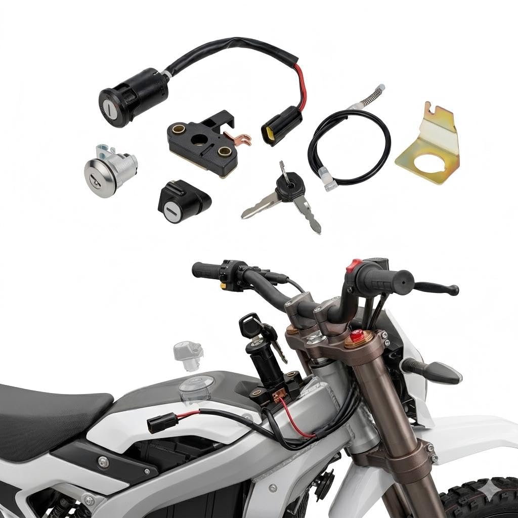 Ignition Key Switch for Surron Ultra Bee,Electric Dirt Bike Ignition Lock Cylinder Set for Sur Ron Ultra Bee Ebike