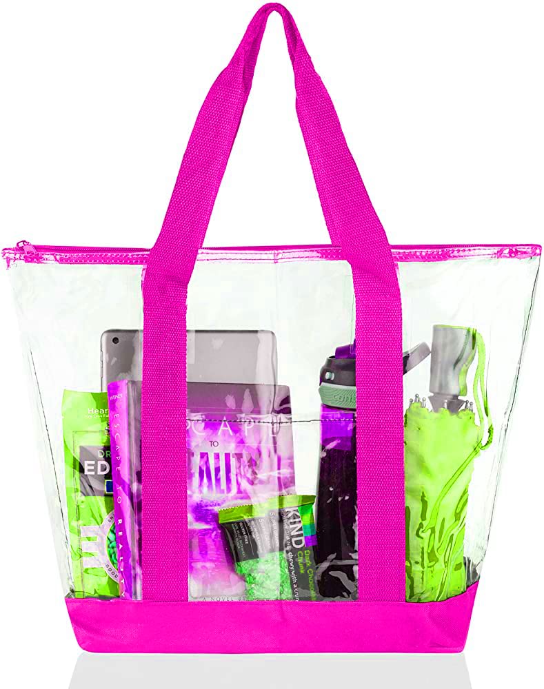 latest transparent hand bag for girls (Small, PINK) (HB01) (B09DFHSWG3) Amazon Price History, Amazon Price Tracker