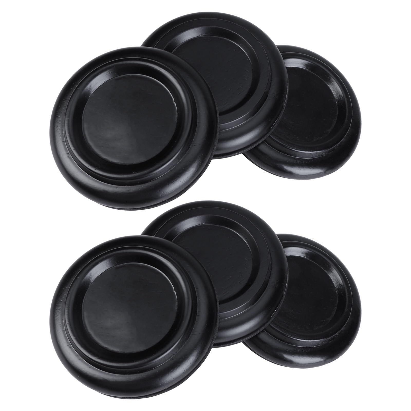 Patins de Protection Noir pour Bois, Lot de 6, Piano Droit