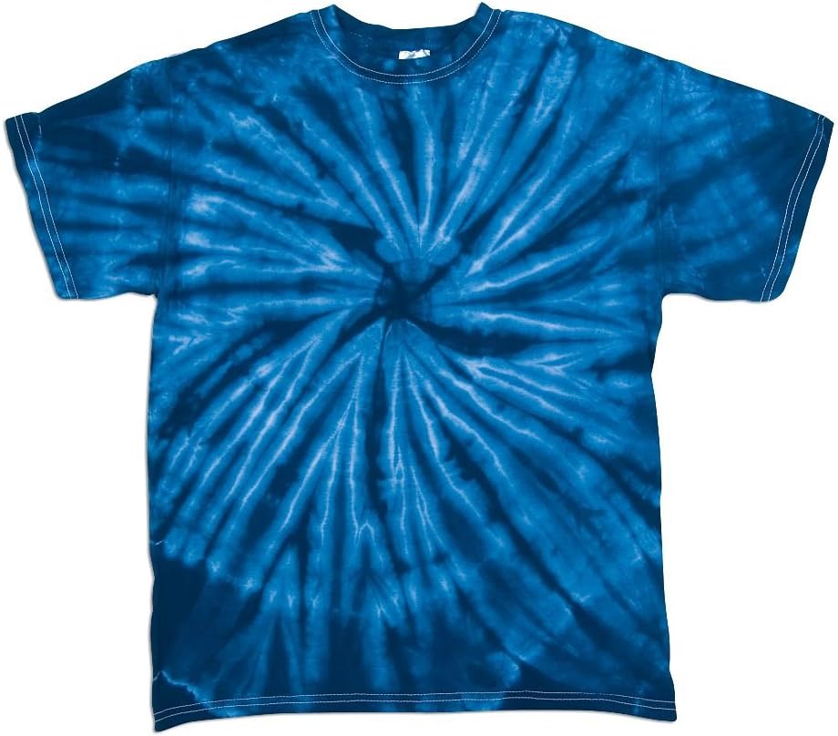 Bomark SportswearTye Dye T-Shirt - Youth (Small, Navy)