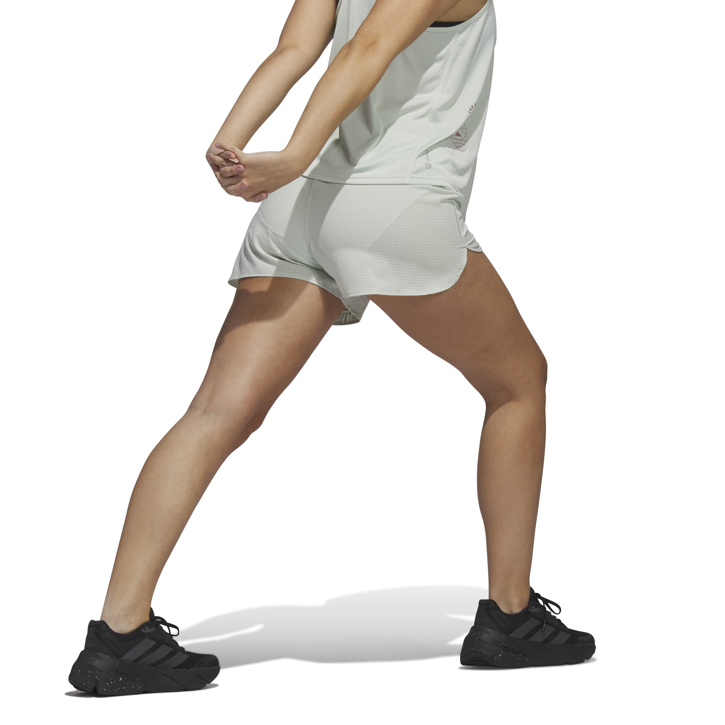 adidas Rfto Laufshorts Damen grün - lingrn L