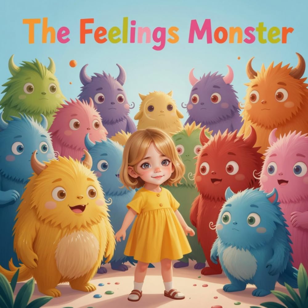 The Feeling Monsters: a children's book that teaches children to embrace and learn about their feelings and emotions, for ages 3-13