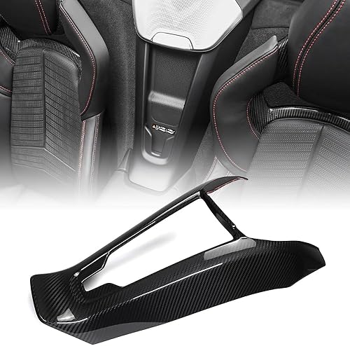 Yipmotiv Funda de cargador de teléfono de fibra de carbono auténtica para Corvette C8 2020 2021 2022 2023, accesorios para reposabrazos centrales