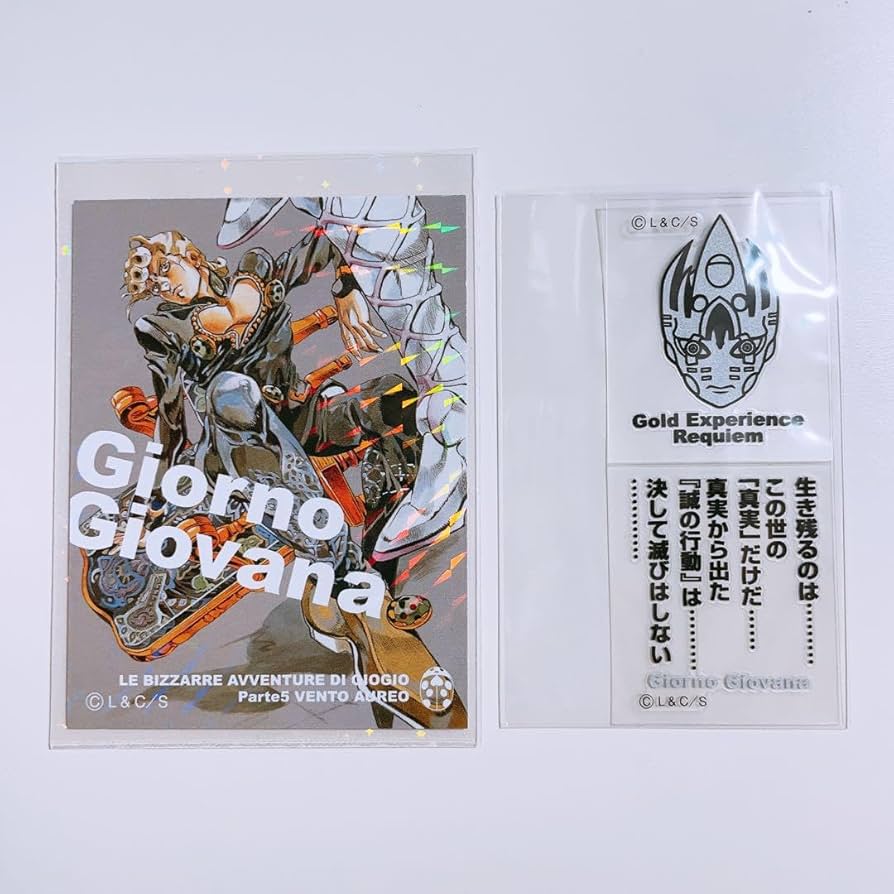 ジョジョの奇妙な冒険　リアルペイントシート　ジョルノ Amazon.co.jp: ジョジョの奇妙な冒険 ジョルノ・ジョバァーナ