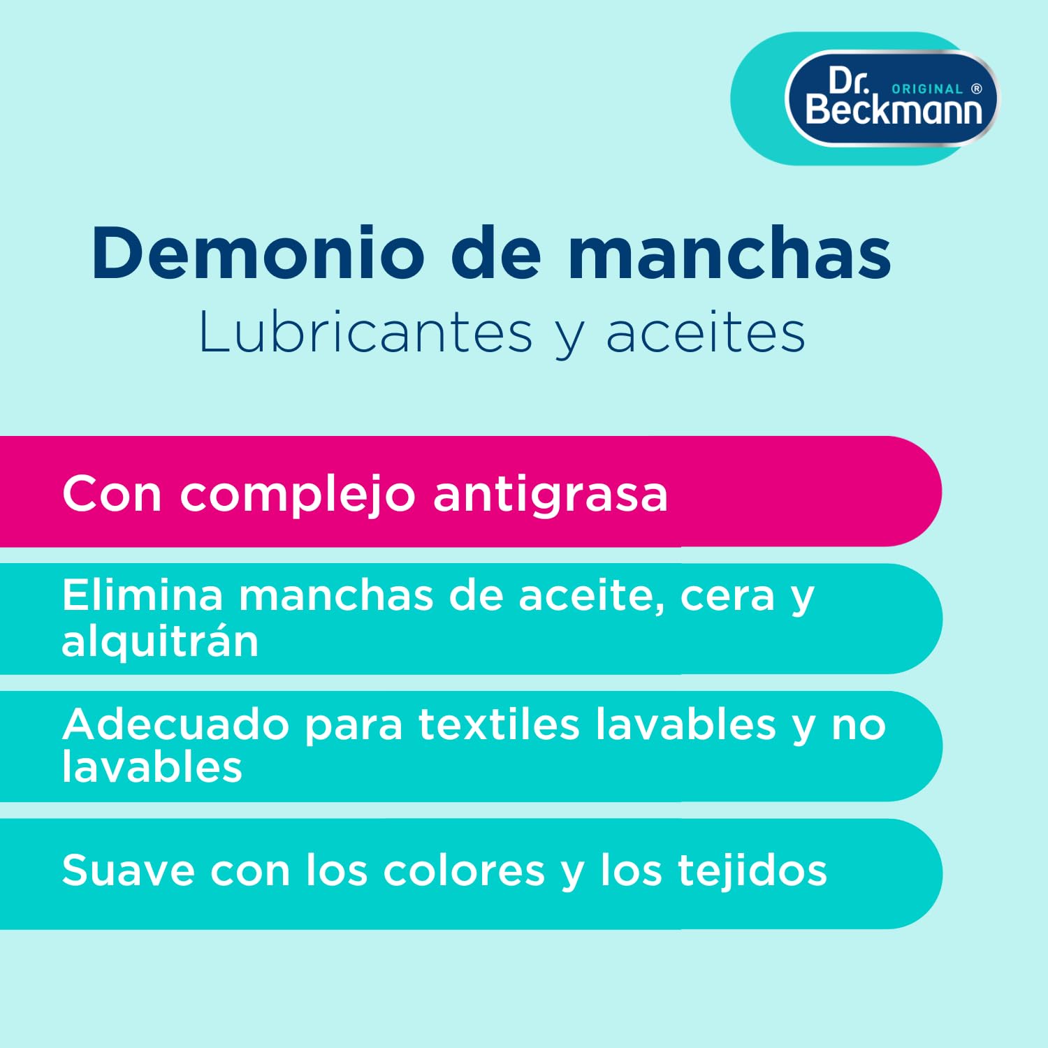 Dr. Beckmann El Mago Quitamanchas Lubricantes y Aceites 50 ml