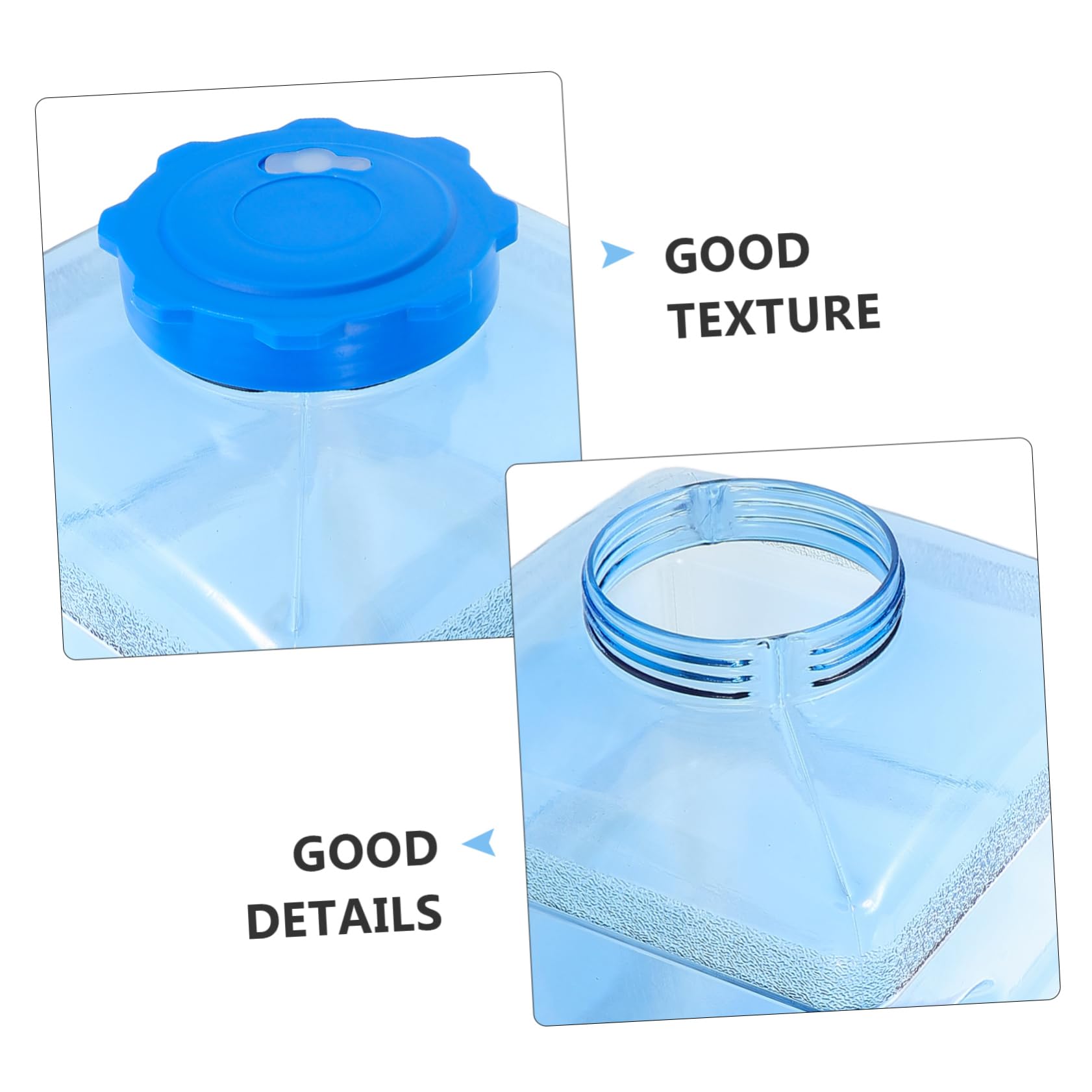 Camping Wasserkanister Wiederverwendbarer Flüssigkeitsbehälter Mit Griff Leere Vorratsflasche Für Outdoor-aktivitäten Robustes PVC-pc-Material