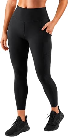 Members Mark Womens Leggings, Everyday High-Rise Ankle Leggings with Pockets for Women, Workout and Running Essentials