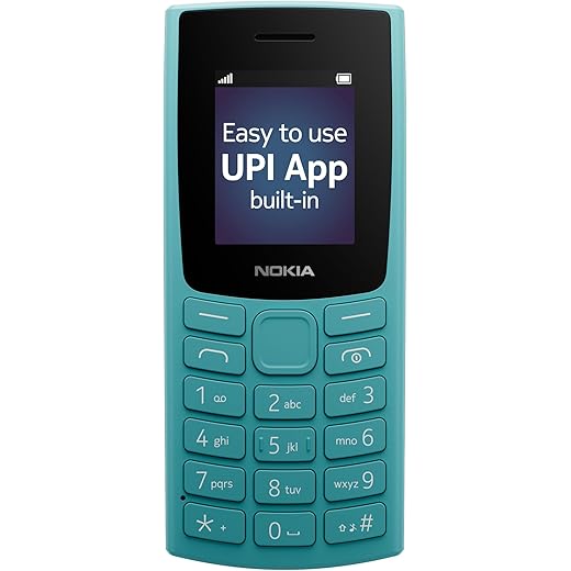 Nokia 105 Keypad Phone - Cyan