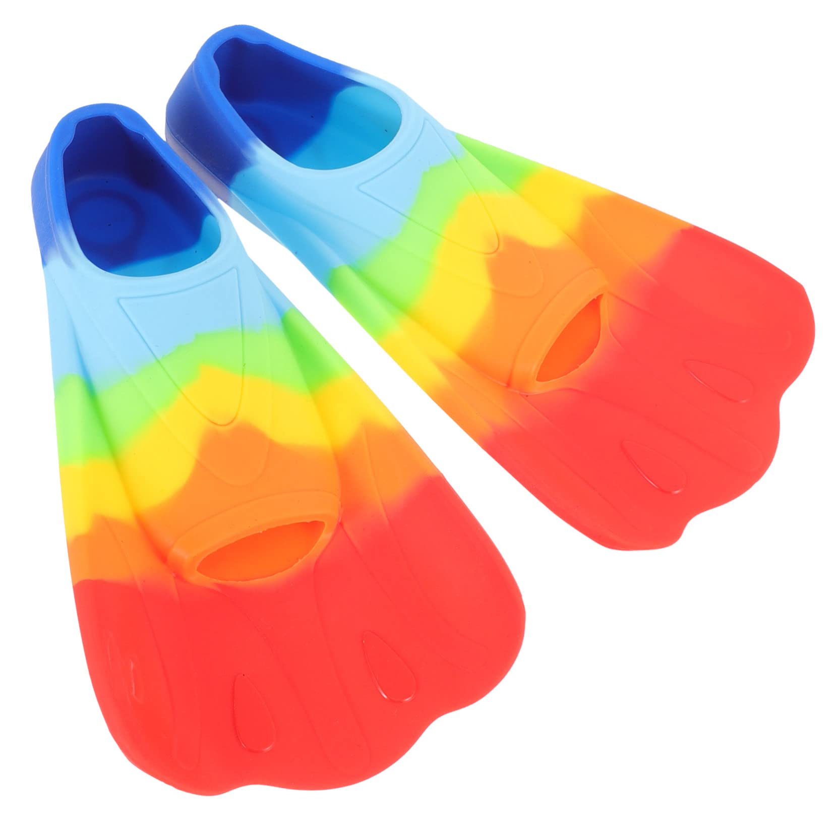 Parliky Silicone Kids' Swimming Fins Snorkeling Fins for Youth Diving Supplies Comfortable and Safe for Training