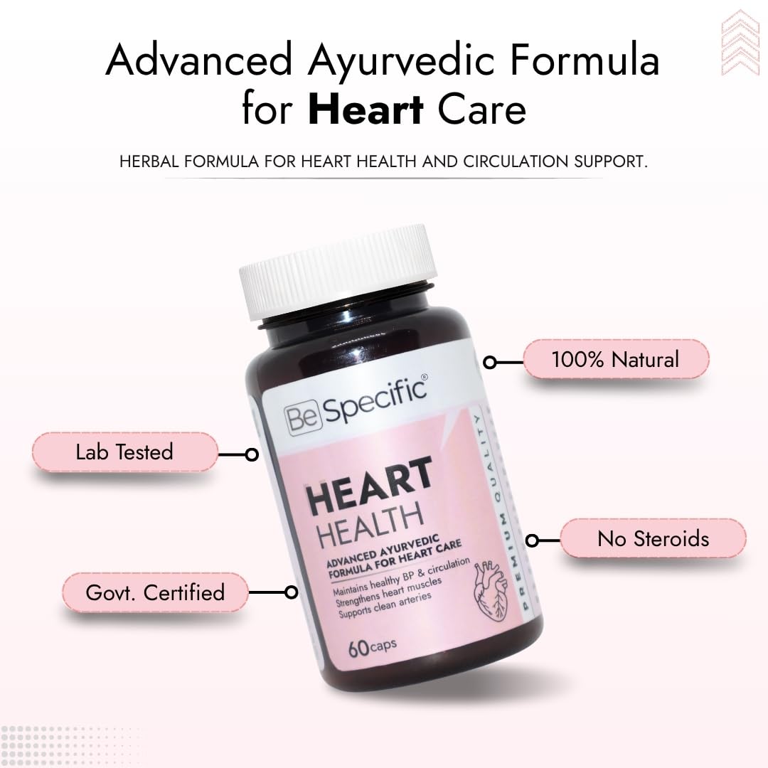 Heart Care Ayurvedic Medicine (Lab-Tested) | Advanced Ayurvedic Formula for Heart Care Supplement | Supports Cardiovascular Health, Blood Circulation, Cholesterol Balance & Daily Wellness | Premium Quaility Extracts Used for Best Results — Amazon image 7