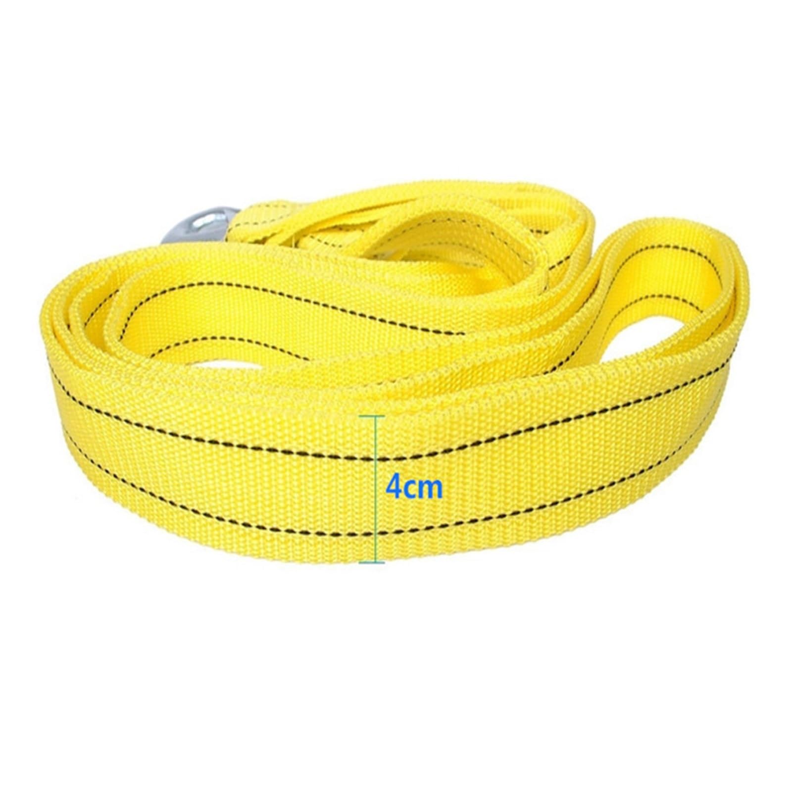 Cuerda De Remolque Coche 1 Tonelada, Kit Práctico Emergencia For Exteriores, Nailon, Doble Grosor Fuerte Resiliencia