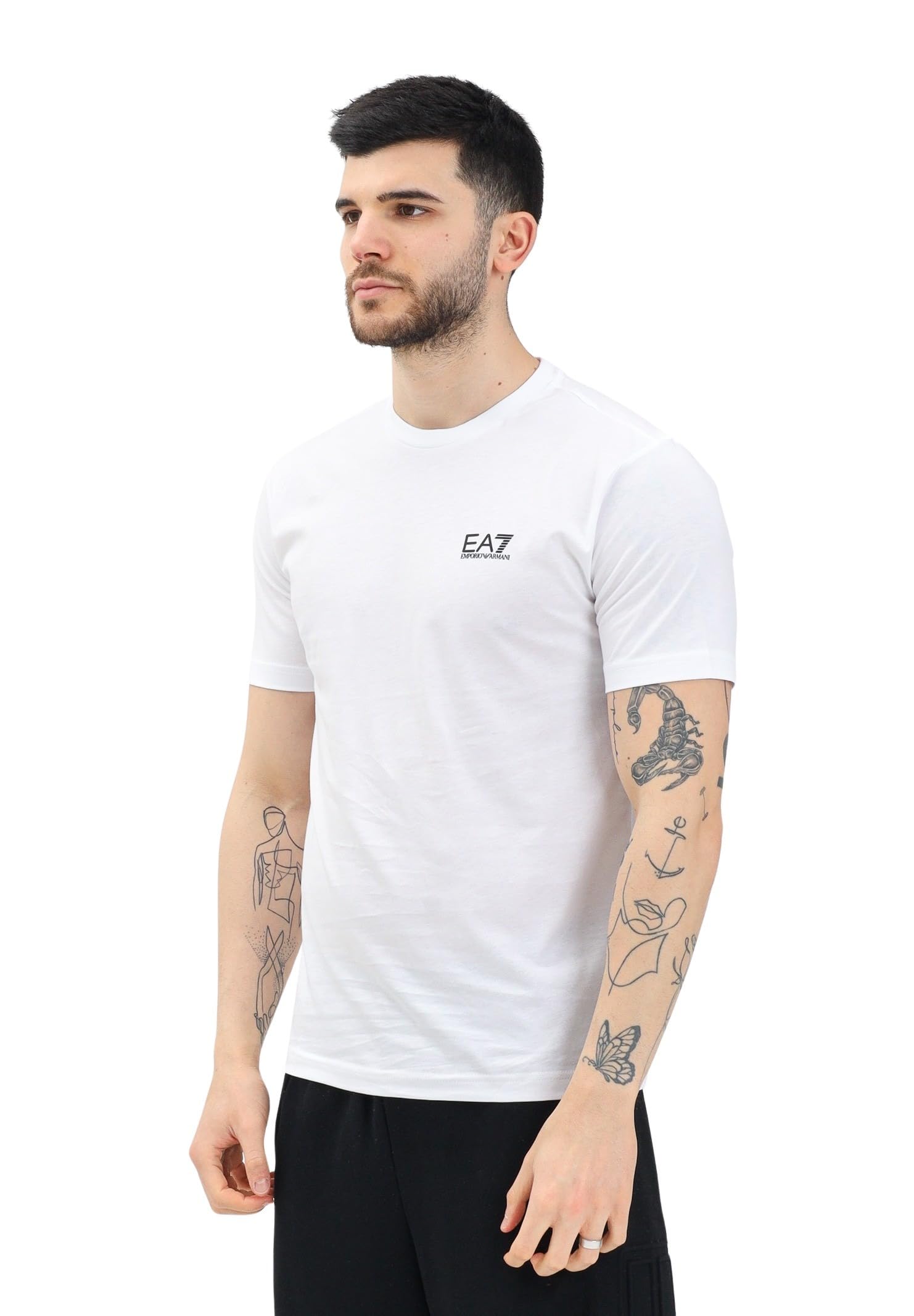 Ea7 Herren T-Shirt Zeitloses Komfort-Shirt aus Baumwolle (Größe XL)